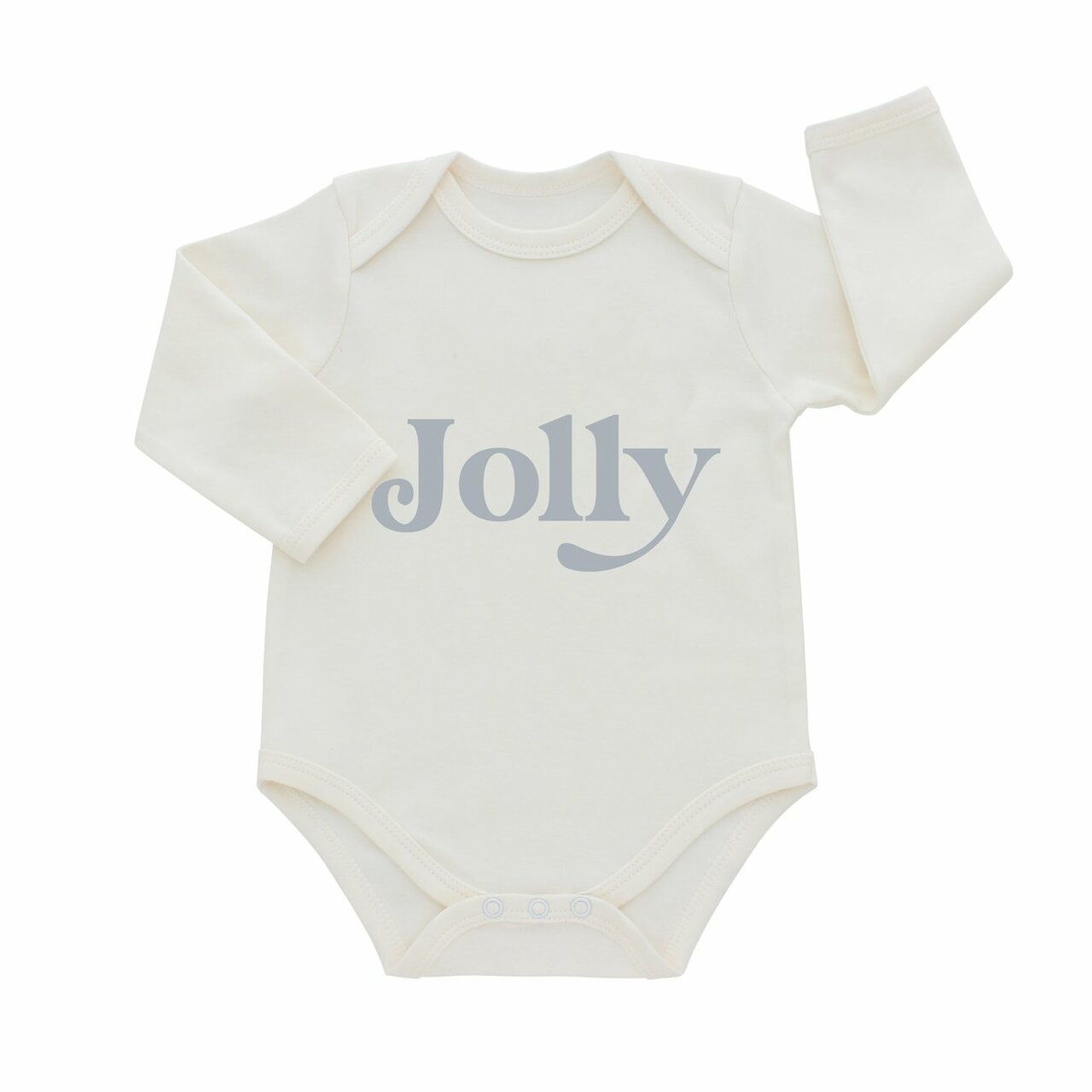 SpearmintLOVE’s baby Long Sleeve Graphic Bodysuit, Jolly