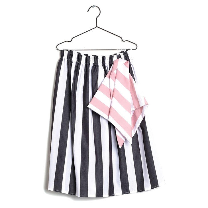 SpearmintLOVE’s baby Wolf & Rita Lurdes Skirt, White Stripes