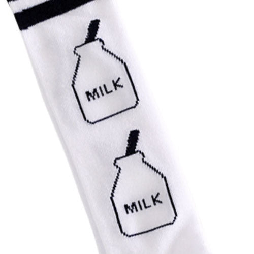 SpearmintLOVE White Milk Socks, 7-9 yr.