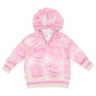 SpearmintLOVE’s baby Net Hoodie, Pink Smiley