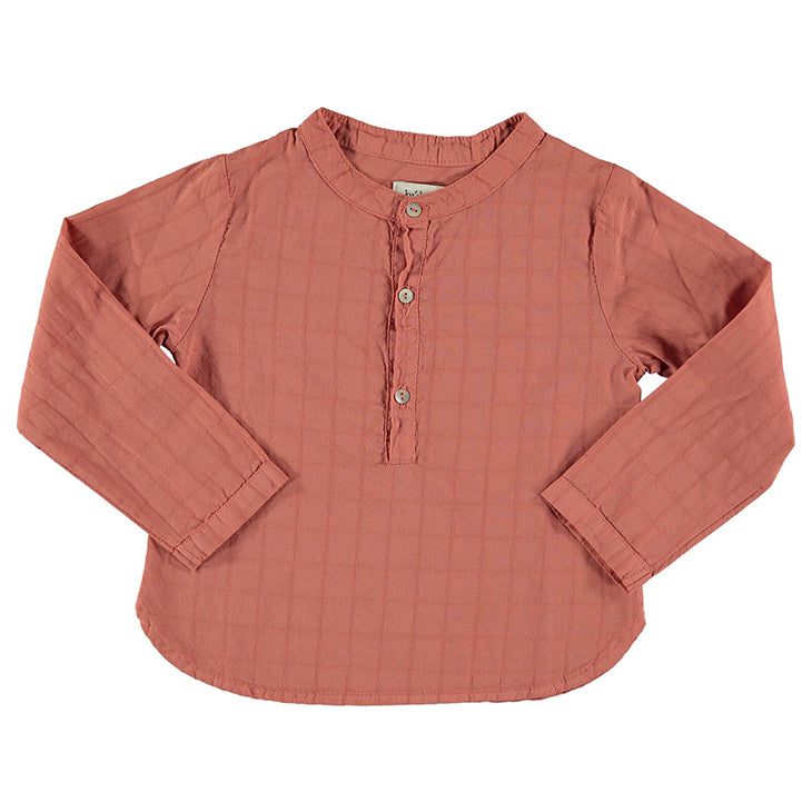 SpearmintLOVE’s baby Paul Check Shirt, Terracota