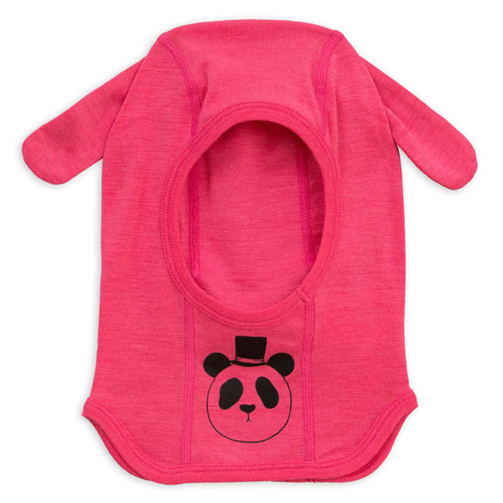 SpearmintLOVE’s baby Mini Rodini Panda Balaklava, Pink