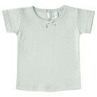 SpearmintLOVE’s baby Pointelle Tee, Sea Glass