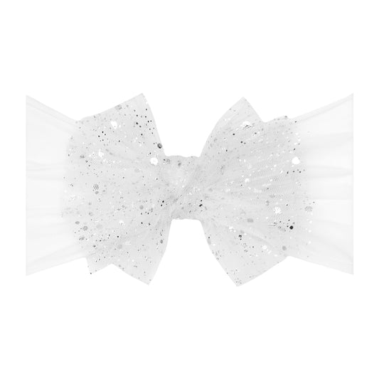 SpearmintLOVE’s baby Tulle FAB-BOW-LOUS Bow, Princess White