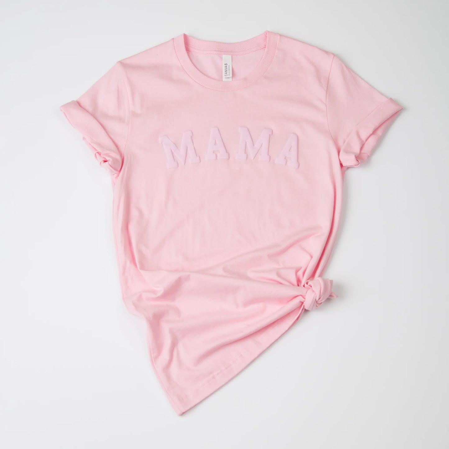 Puff Mama Bold Women's Graphic Tee, Pink