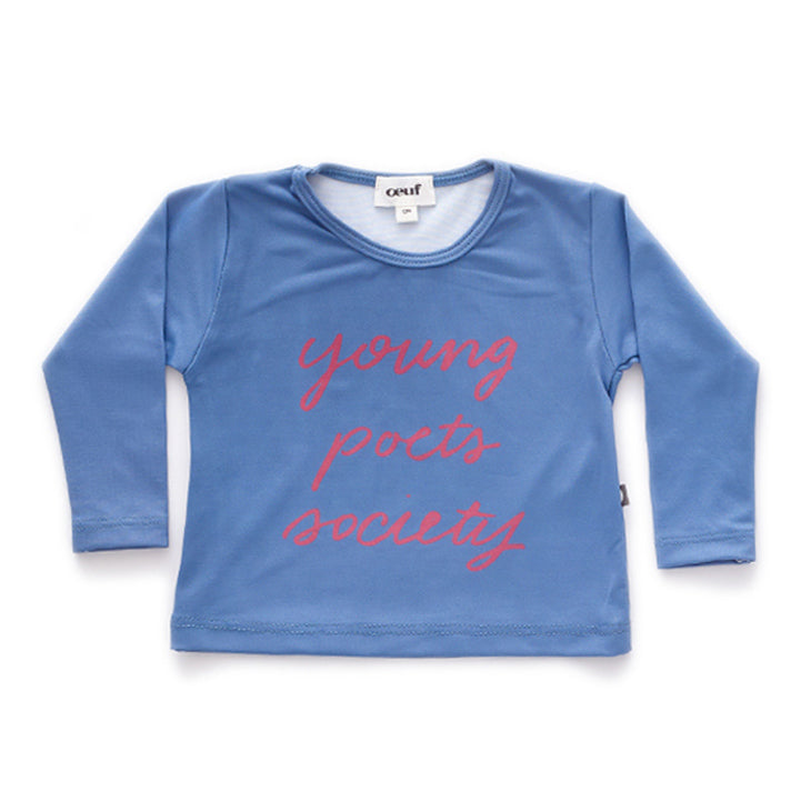 SpearmintLOVE’s baby Oeuf Rash Guard, Blue/Poets