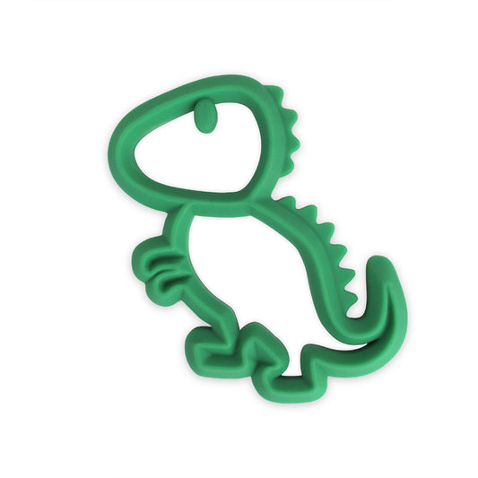 SpearmintLOVE’s baby Silicone Baby Teether, Dino