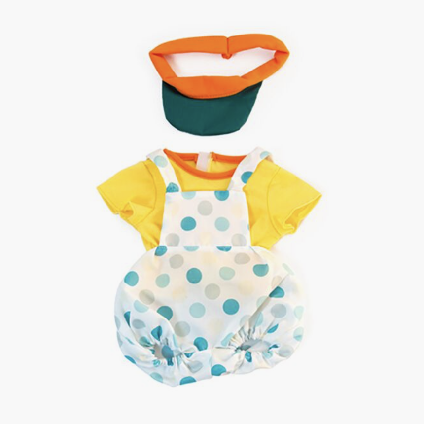 SpearmintLOVE’s baby Warm Weather Jumper Set for Miniland Doll