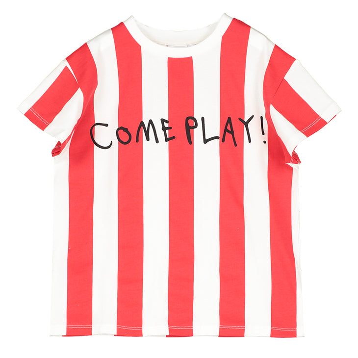 SpearmintLOVE’s baby Short Sleeve T-Shirt, Deck Chair Stripe