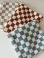 Tiramisu Checkerboard / Organic Swaddle