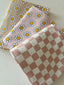 Strawberry Shortcake Checkerboard / Organic Swaddle