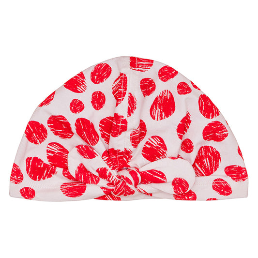 SpearmintLOVE’s baby Turban, Red Dots