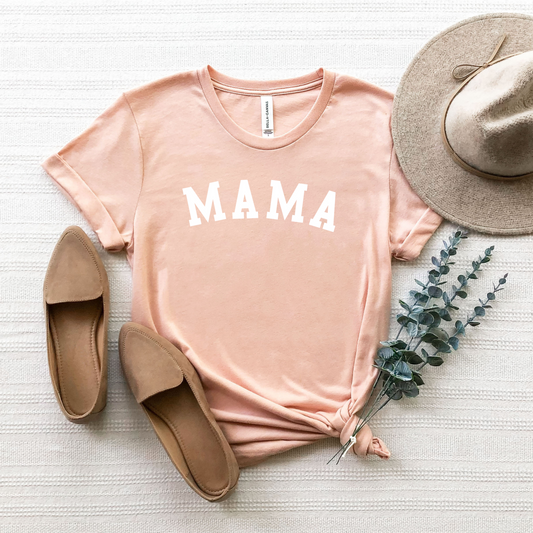 Mama Bold Women's Graphic Tee, Blush