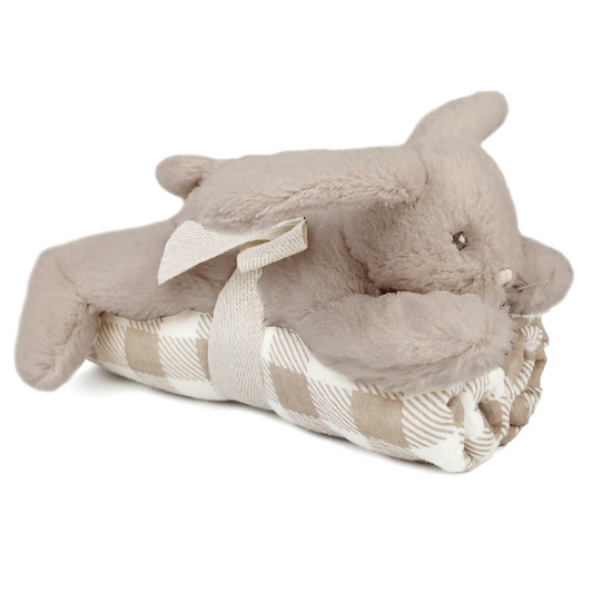 Blankie & Bunny Gift Set, Taupe