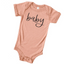 Baby Graphic Bodysuit, Peach