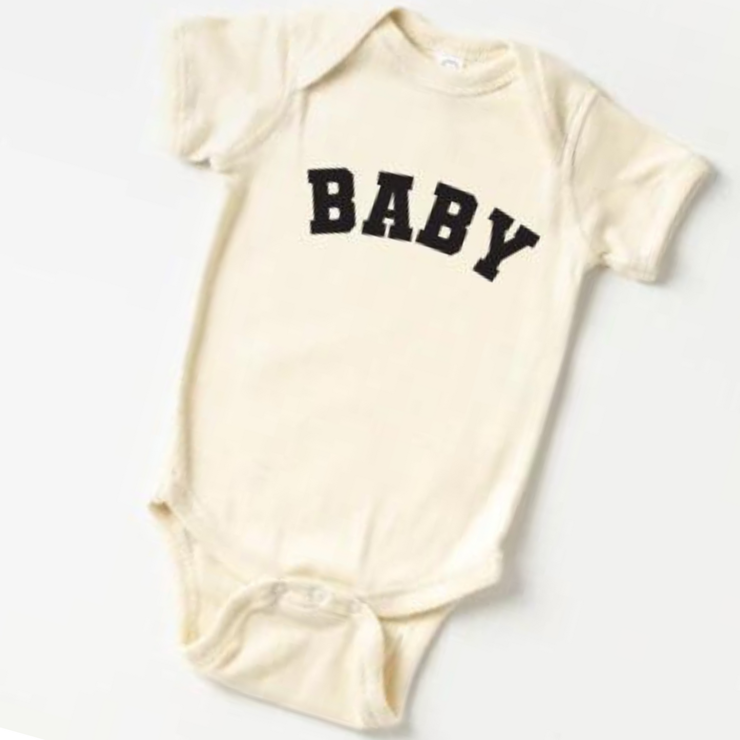 Baby Graphic Bodysuit, Natural