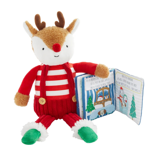 Reindeer Plush Toy With Book