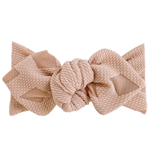 Top Knot Headband, Nude Diamond