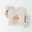 pumpkin spice Women's Graphic Fleece Sweatshirt, Heather Dust