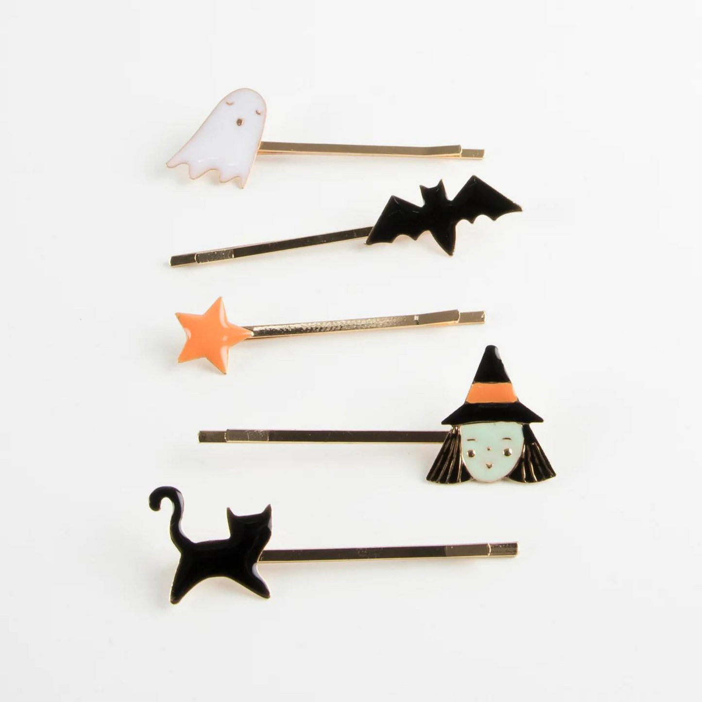 Enamel Hair Slides, Halloween