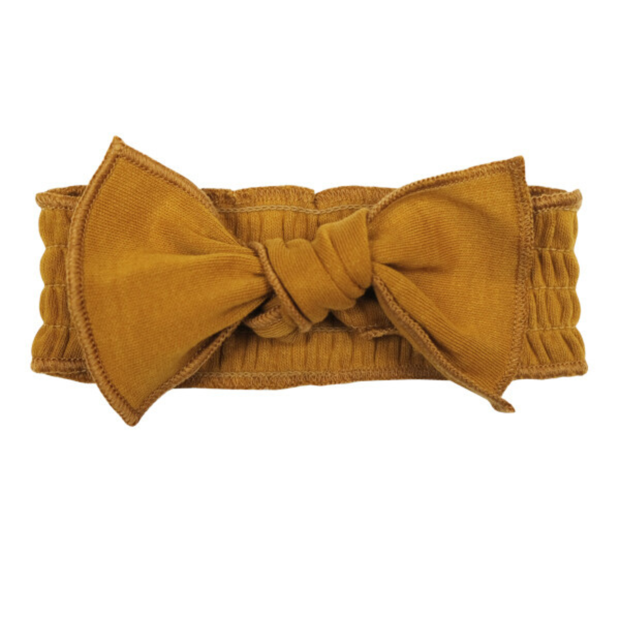 Organic Smocked Headband, Butterscotch – SpearmintLOVE