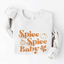 Spice Spice Baby Women's Graphic Fleece Sweatshirt, Vintage White