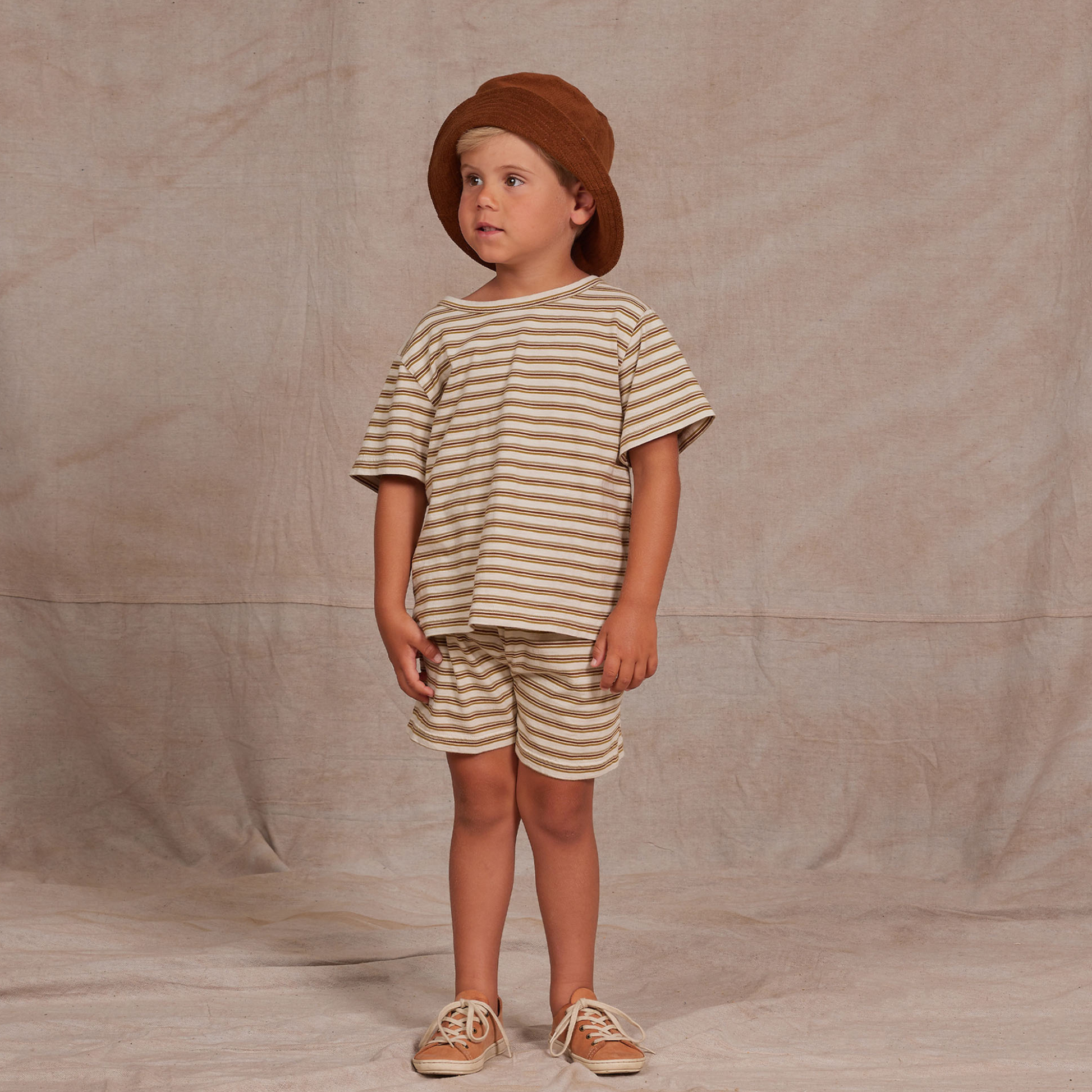 Rylee & Cru - Slate Pinstripe Baseball Shirt 4-5Y