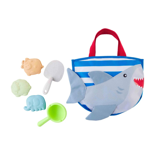 Shark Sand Toy Tote Set