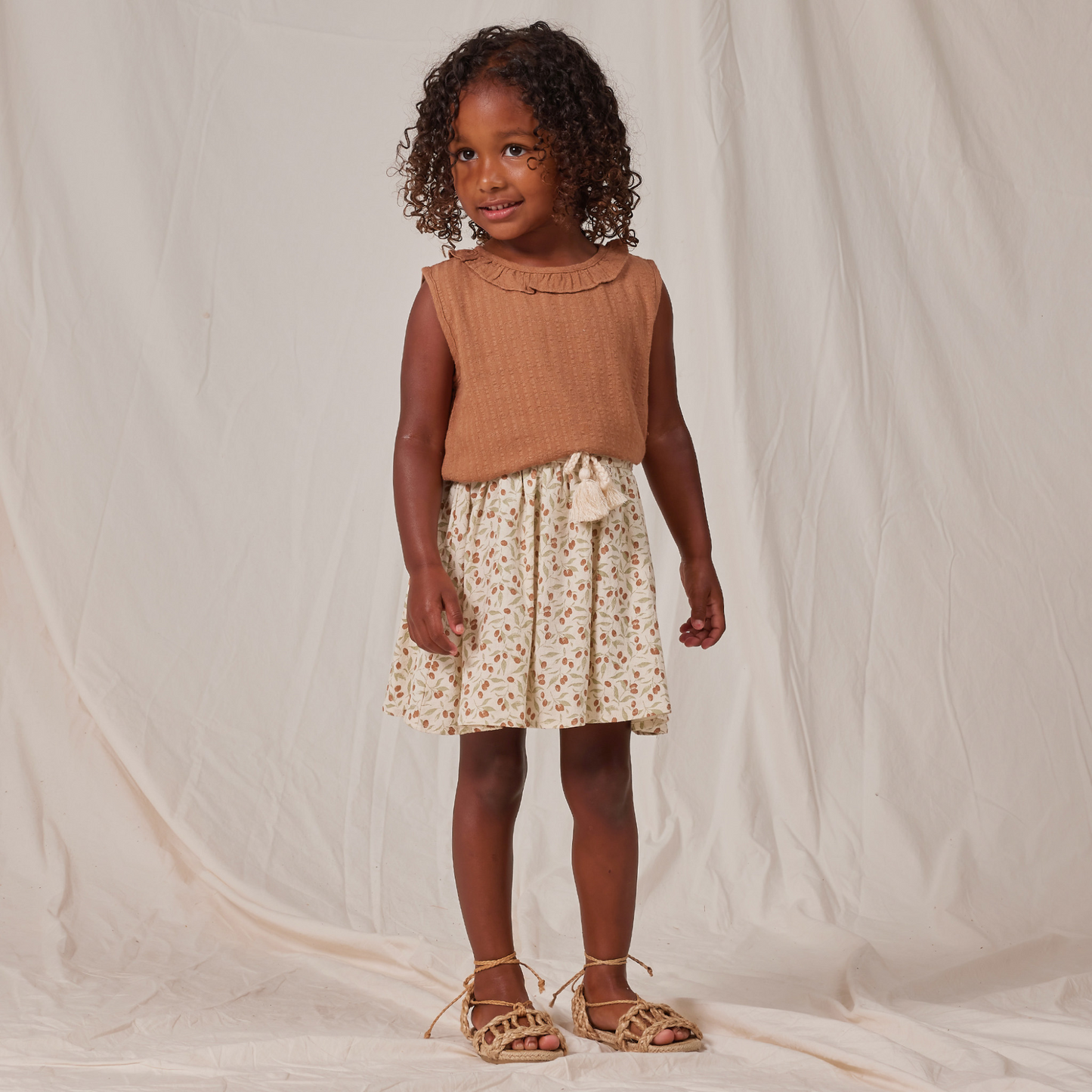 Rylee & Cru Marie Blouse, Camel