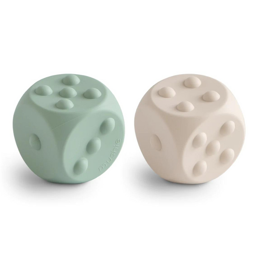 Dice Press Toy 2 Pack, Cambridge Blue/Shifting Sand