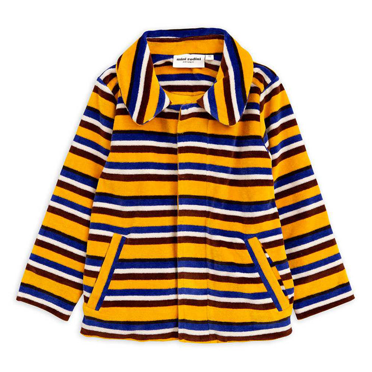 SpearmintLOVE’s baby Jacket, Velour Stripe