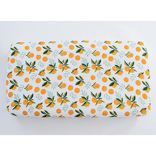 SpearmintLOVE’s baby Clementine Crib Sheet