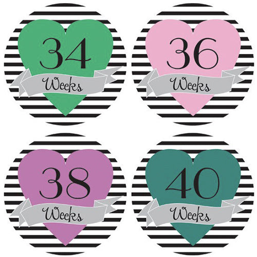 Free Printable - Pregnancy Belly Stickers