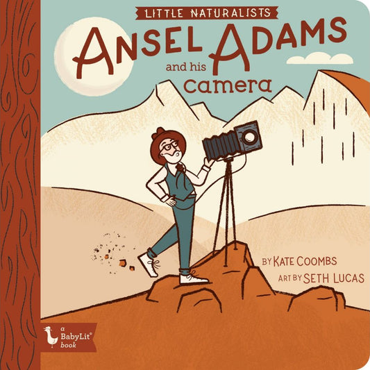 SpearmintLOVE’s baby Little Naturalists Ansel Adams and His Camera Board Book