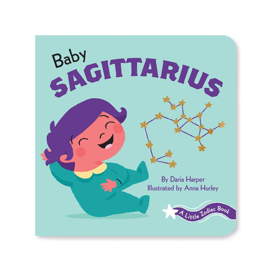 SpearmintLOVE’s baby Little Zodiac Board Book, Baby Sagittarius