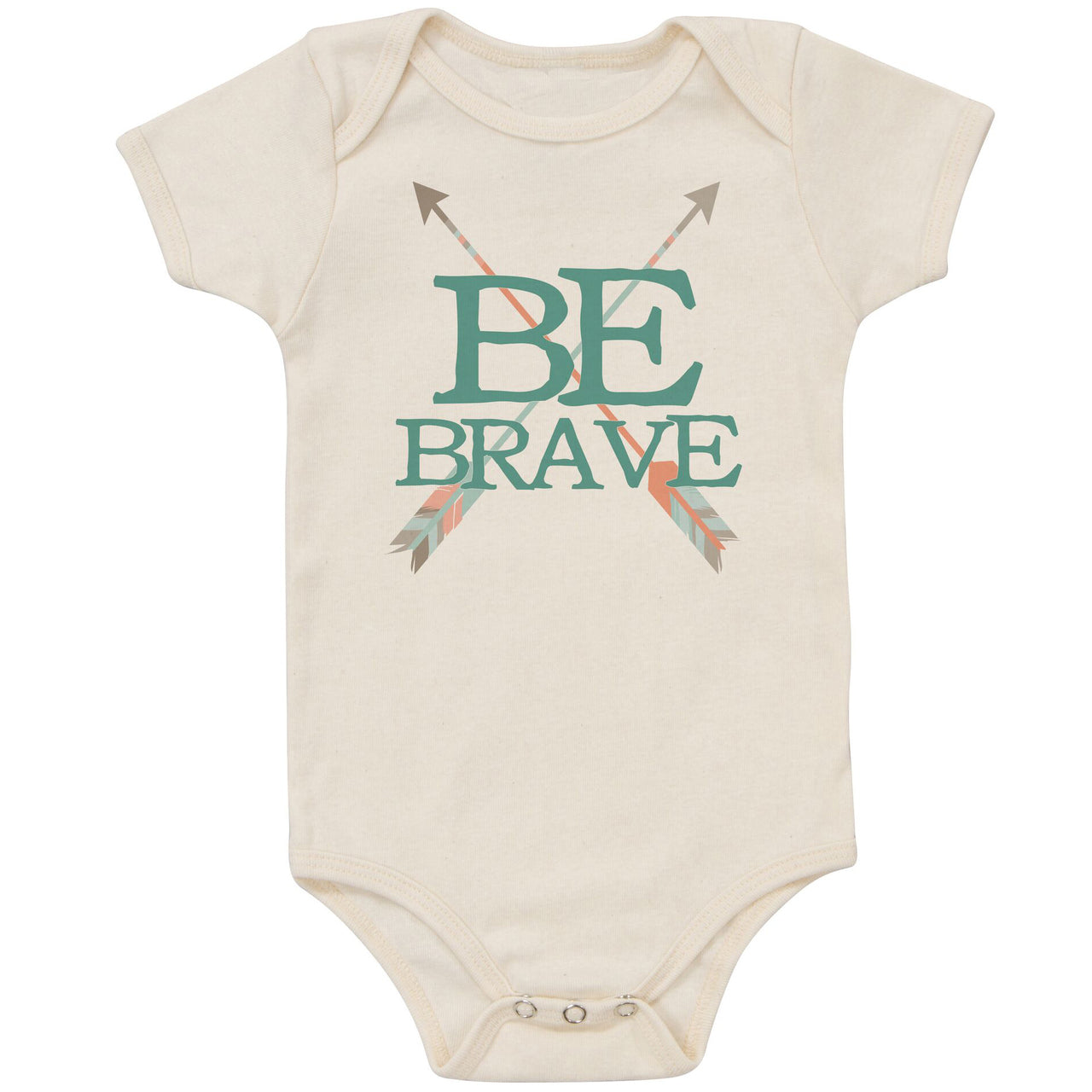 SpearmintLOVE’s baby Organic Cotton Bodysuit, Be Brave