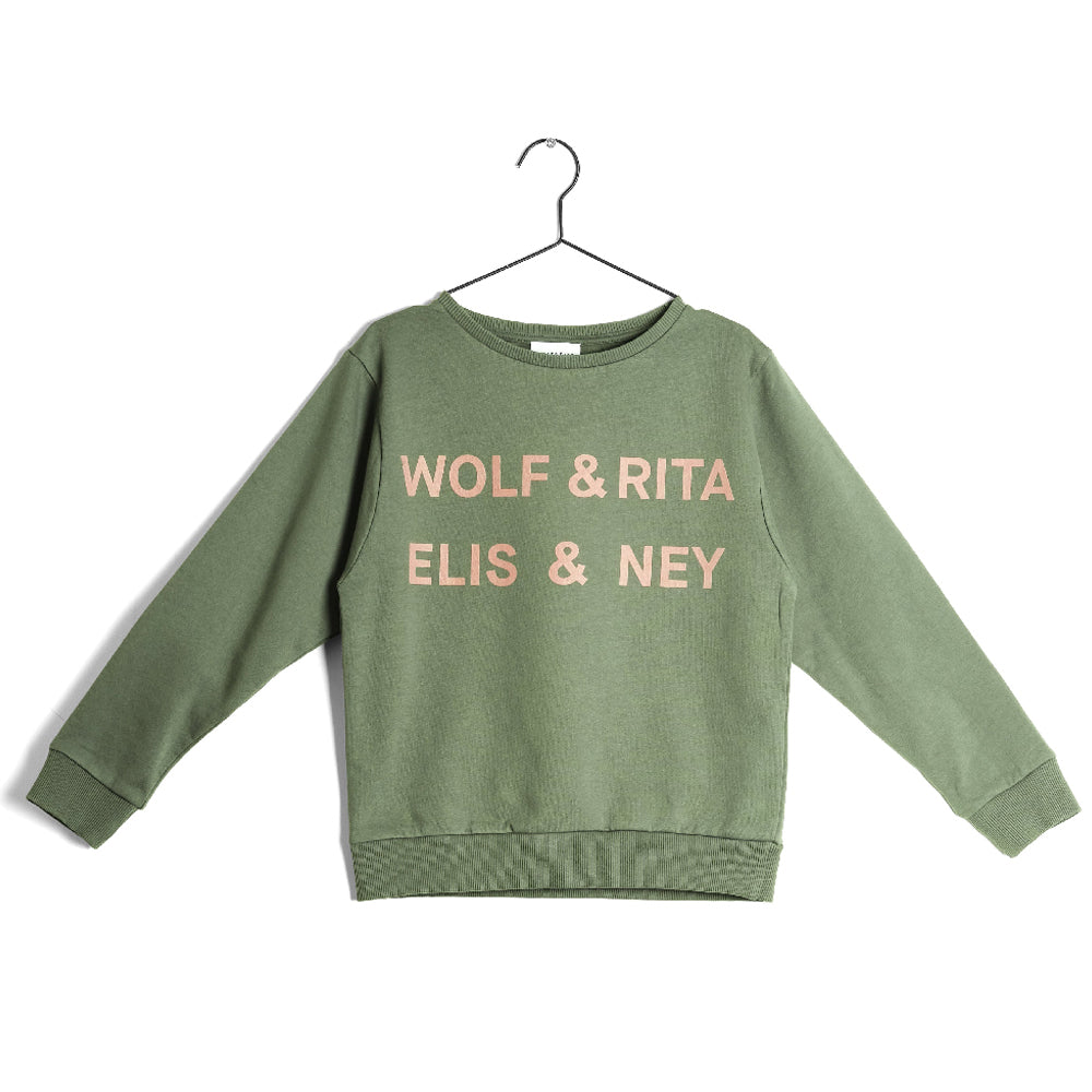 SpearmintLOVE’s baby Wolf & Rita Bernardo Sweatshirt, Elis