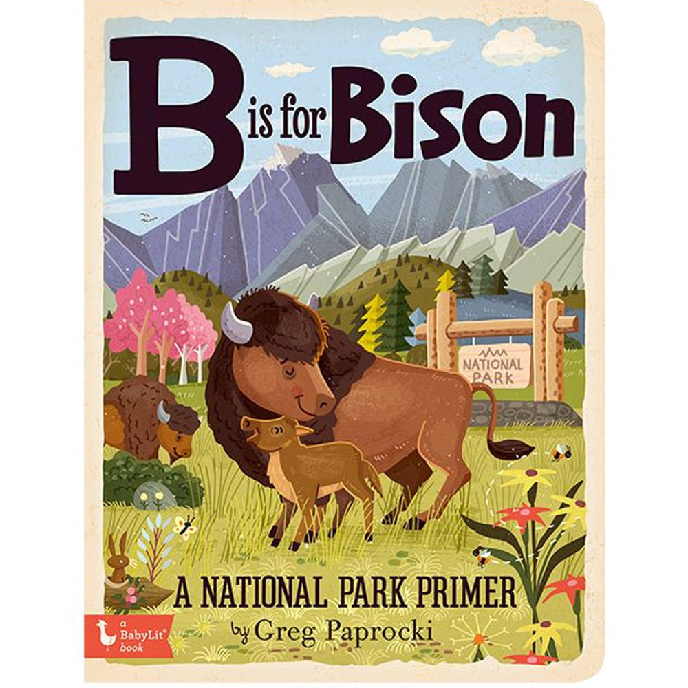 SpearmintLOVE’s baby B is for Bison Board Book