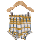 SpearmintLOVE’s baby Ruffle Bloomer, Blue Check