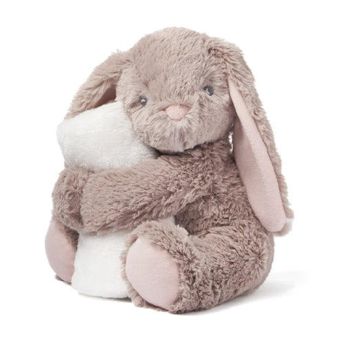SpearmintLOVE’s baby Bunny Naptime Huggie Plush Toy & Blanket