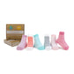 Socks Six Pack, Casey Space Dye Pink