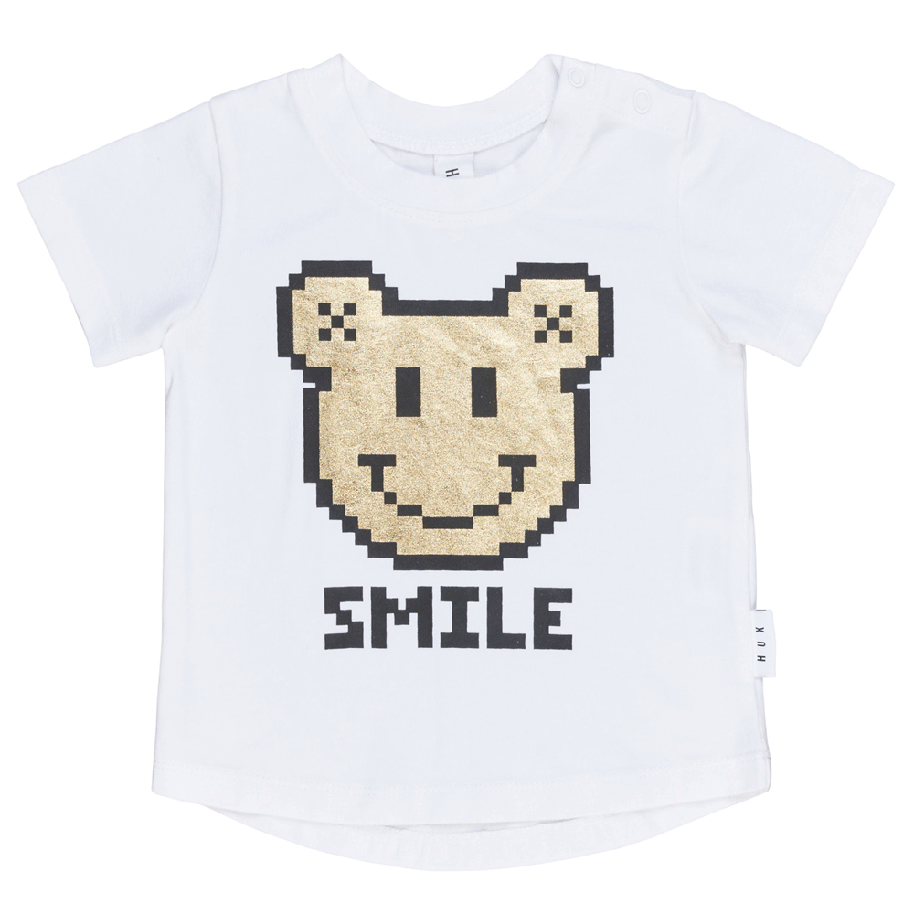 SpearmintLOVE’s baby T-Shirt, Gold Digi Smile