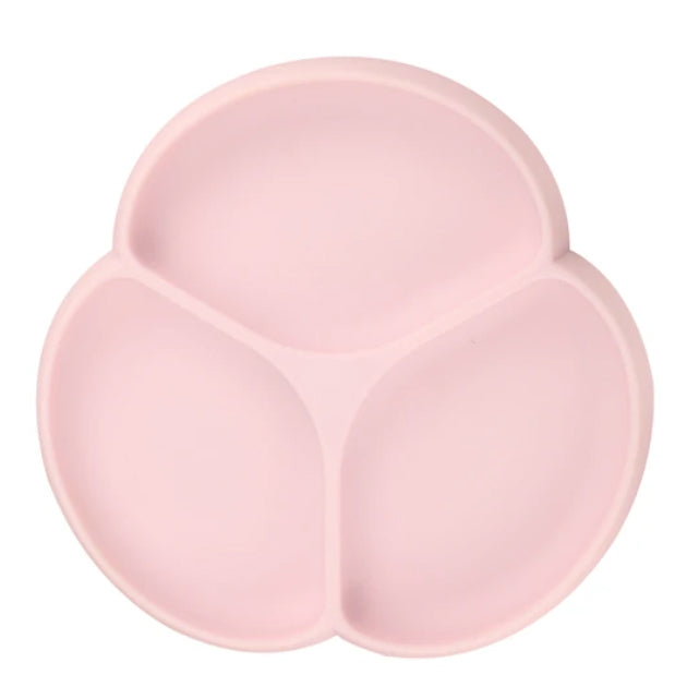 SpearmintLOVE’s baby Silicone Suction Plate, Dusty Rose