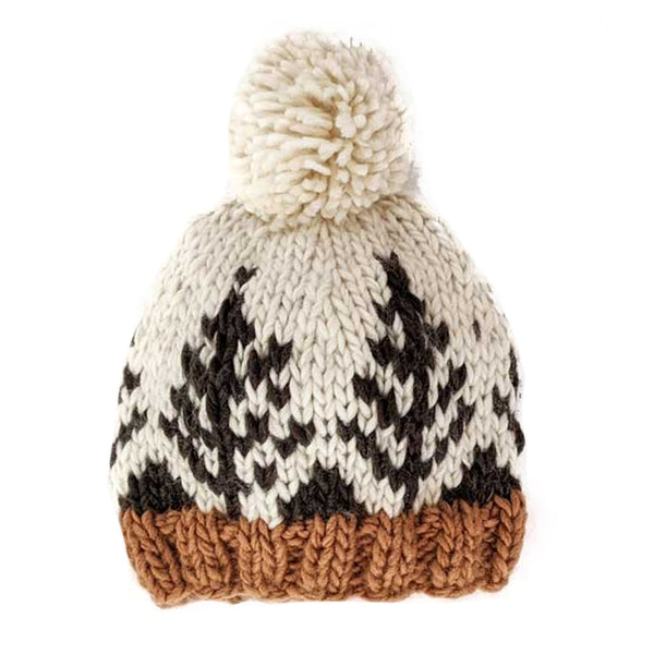 Boo Knit Pom Hat, Natural – SpearmintLOVE