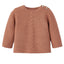 Cable Garter Knit Sweater, Rust