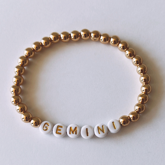 Pnkie Horoscope Beaded Bracelet, Gemini
