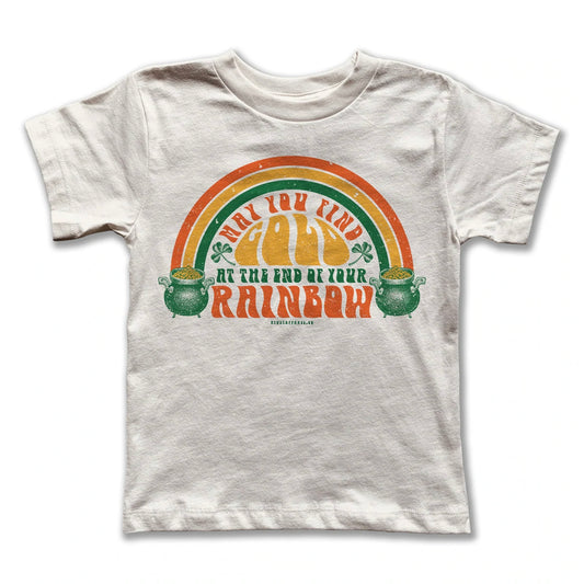 Short Sleeve Tee, Gold At the End of Your Rainbow