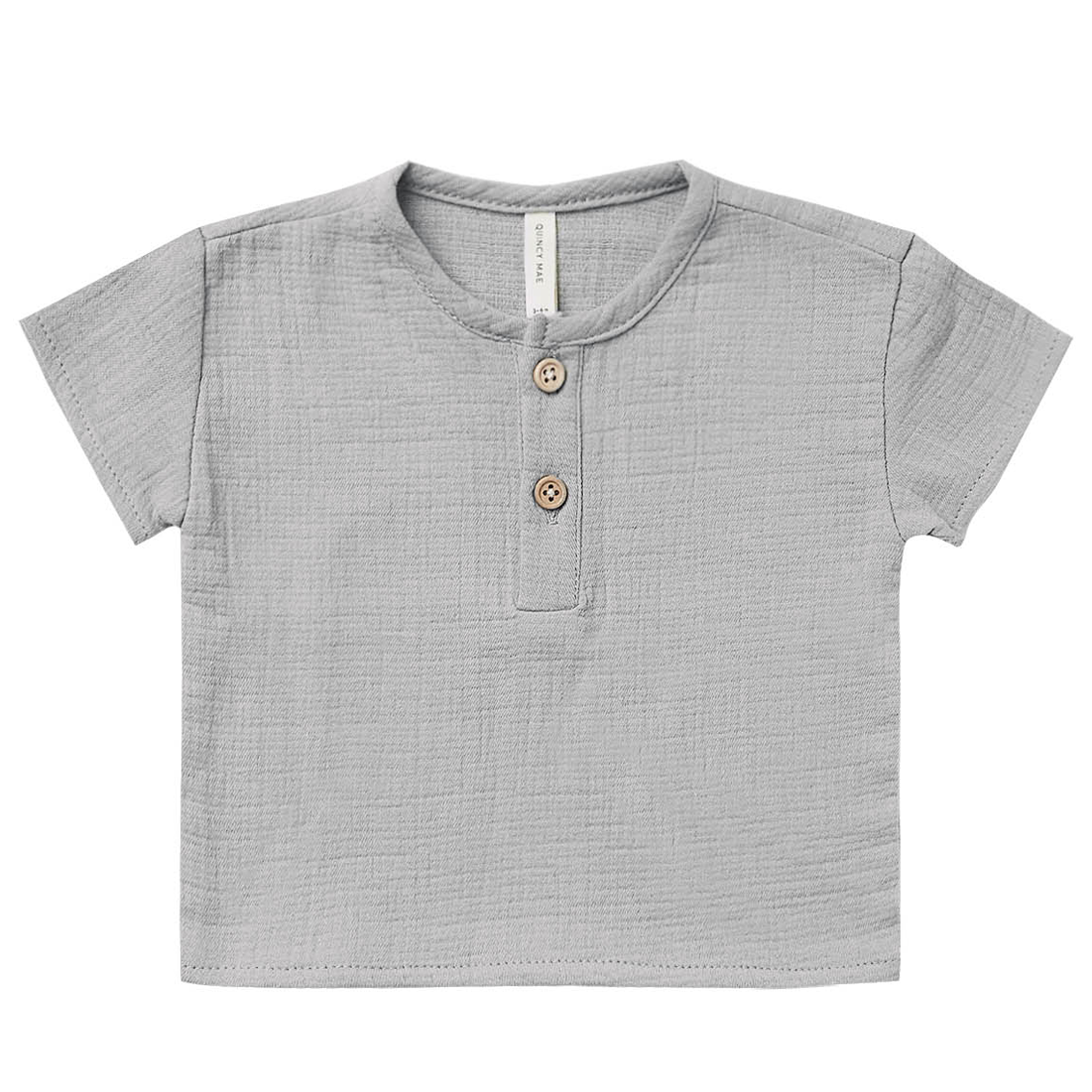 SpearmintLOVE’s baby Woven Henry Top, Periwinkle