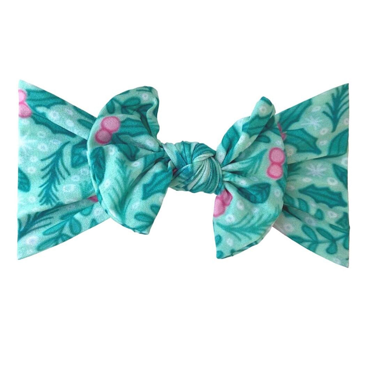 SpearmintLOVE’s baby Classic Knot Bow, Holly