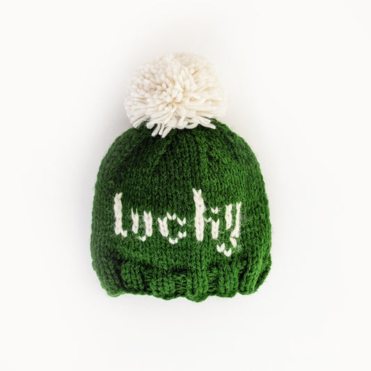 St. Patrick's Day Knit Pom Hat, Lucky